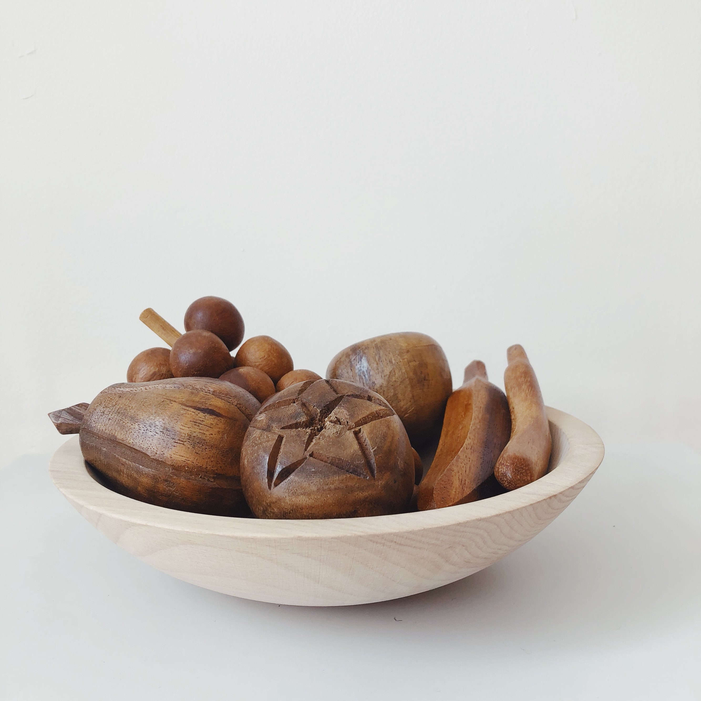 Vintage wooden fruit