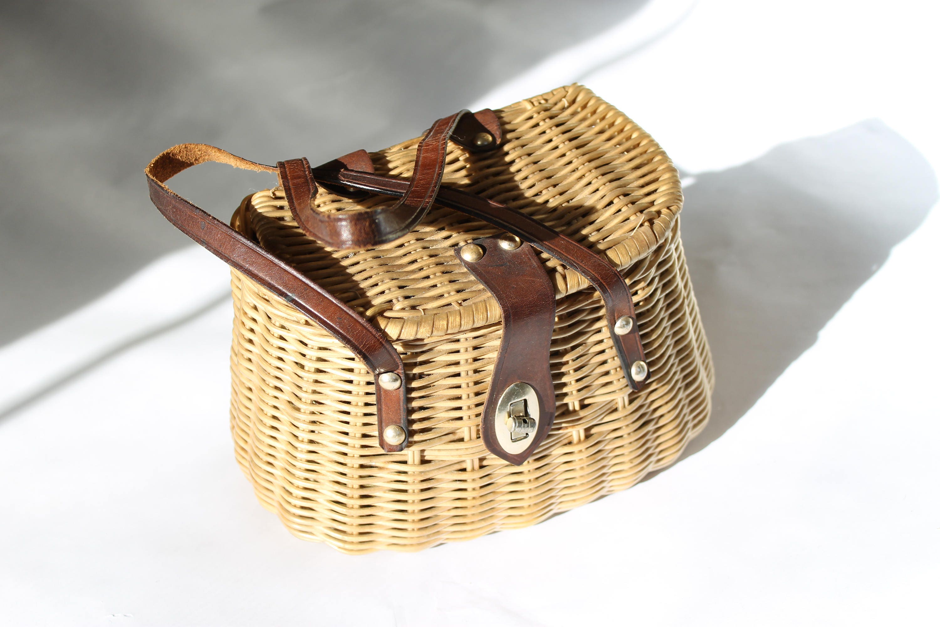 basket handbag fisherman basket basket purse Jane Birkin basket
