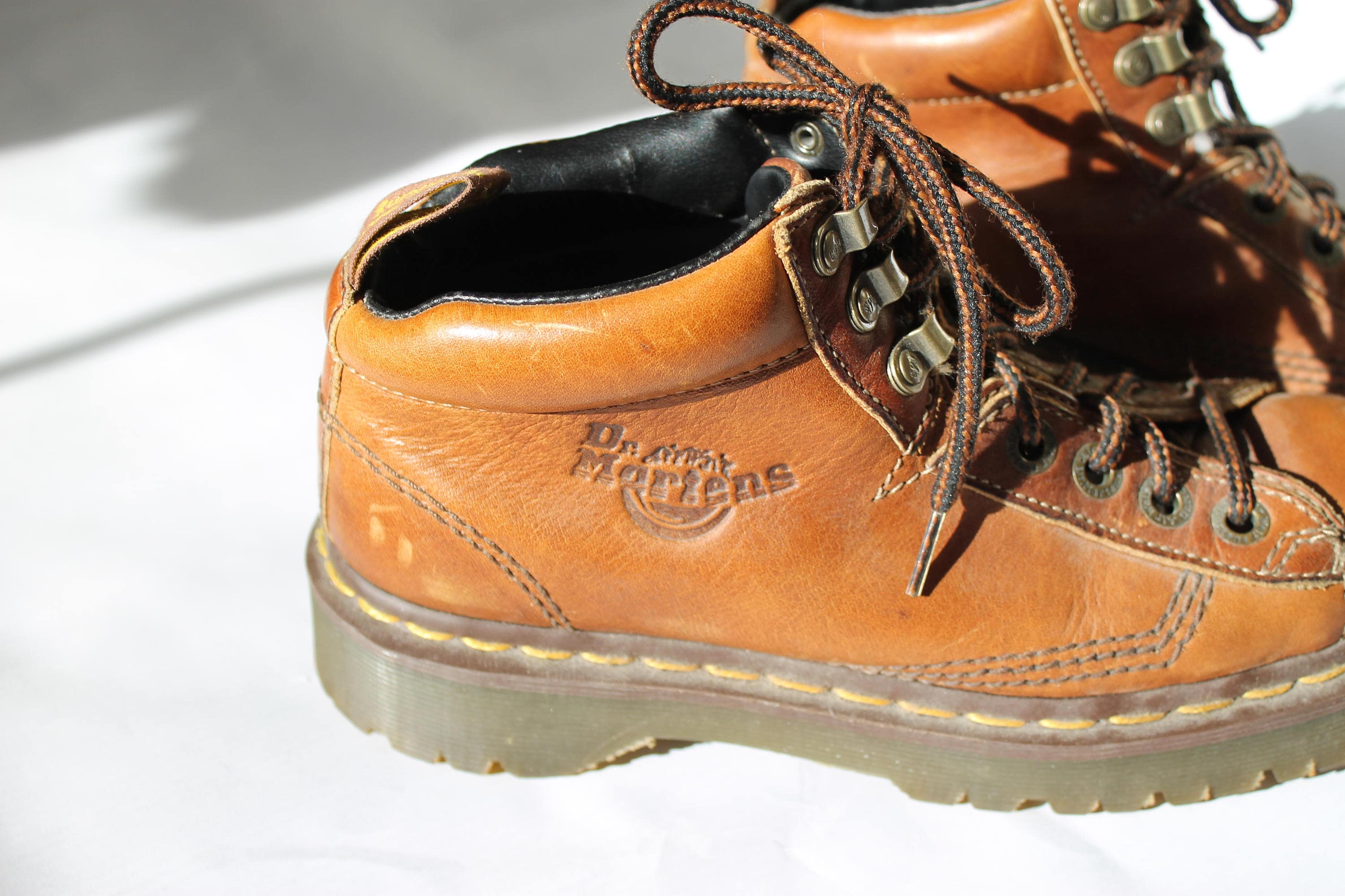 Brown Dr. Martens size 7 Dr. Martens made in England