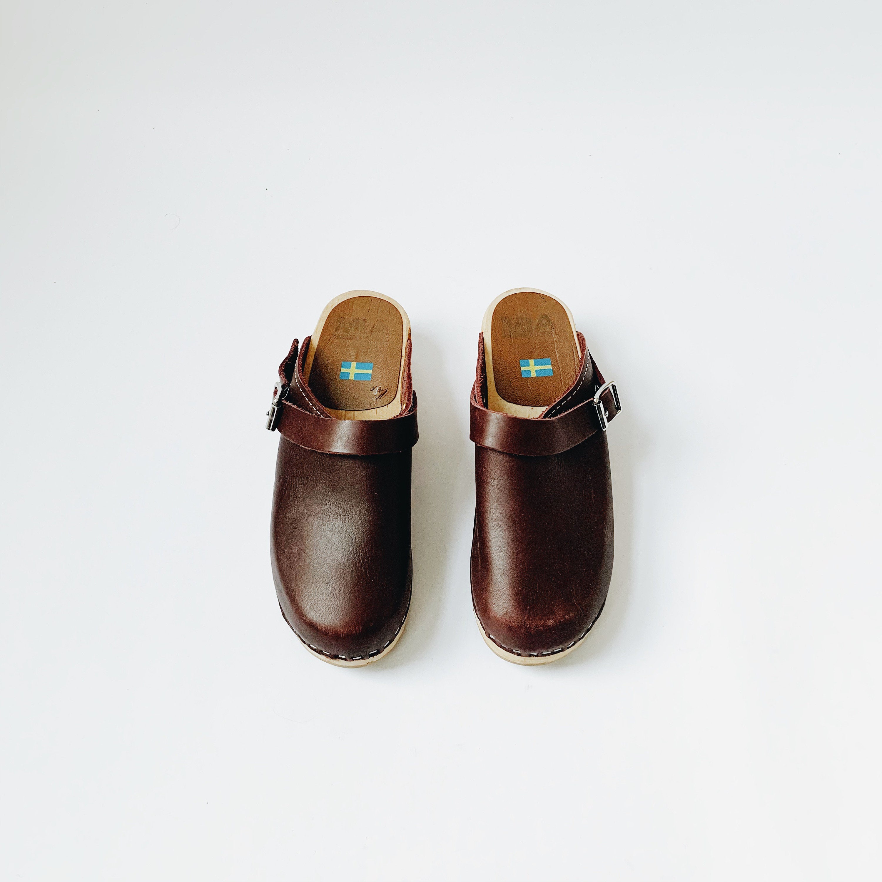 vintage swedish clogs