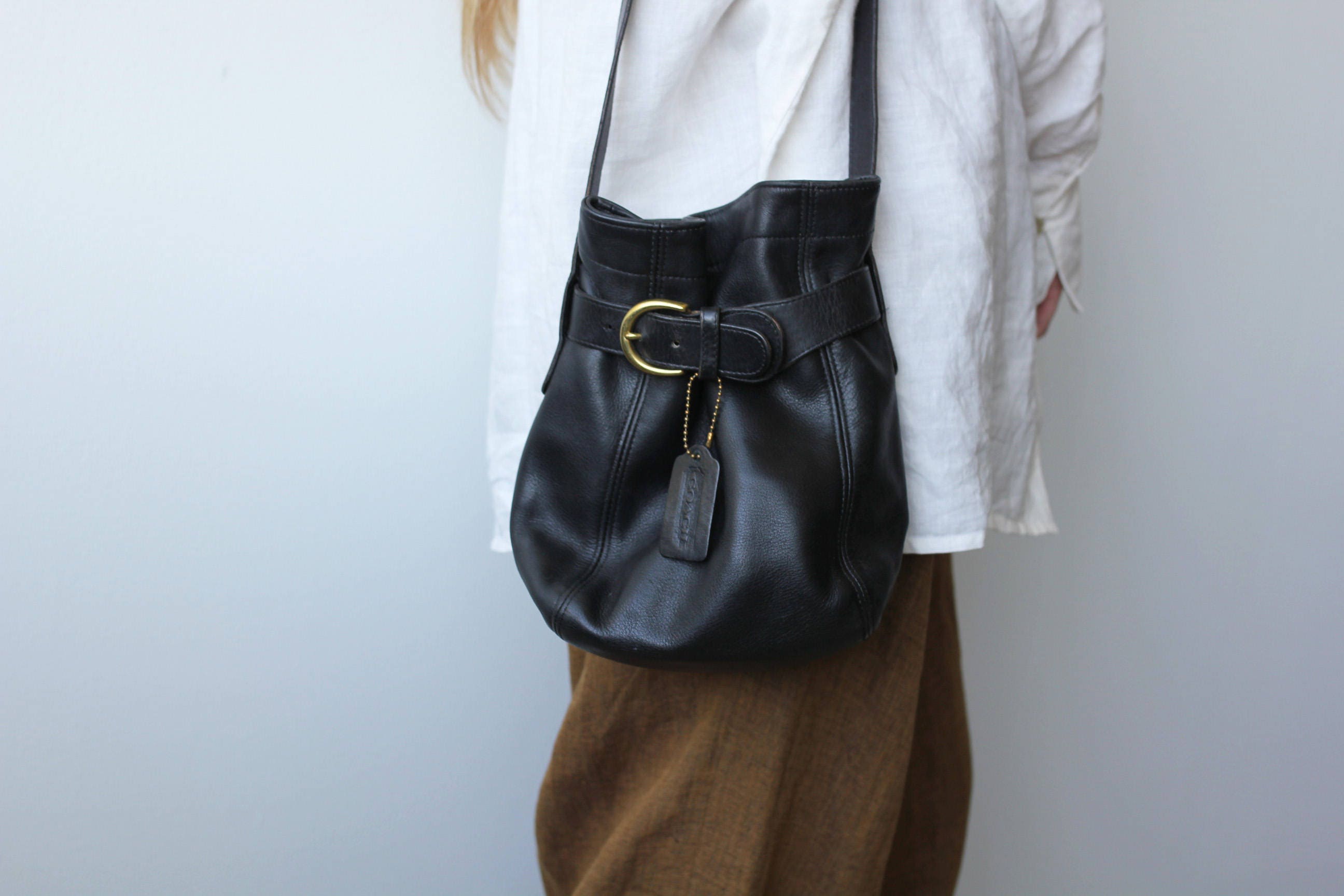 Vintage Coach bucket bag