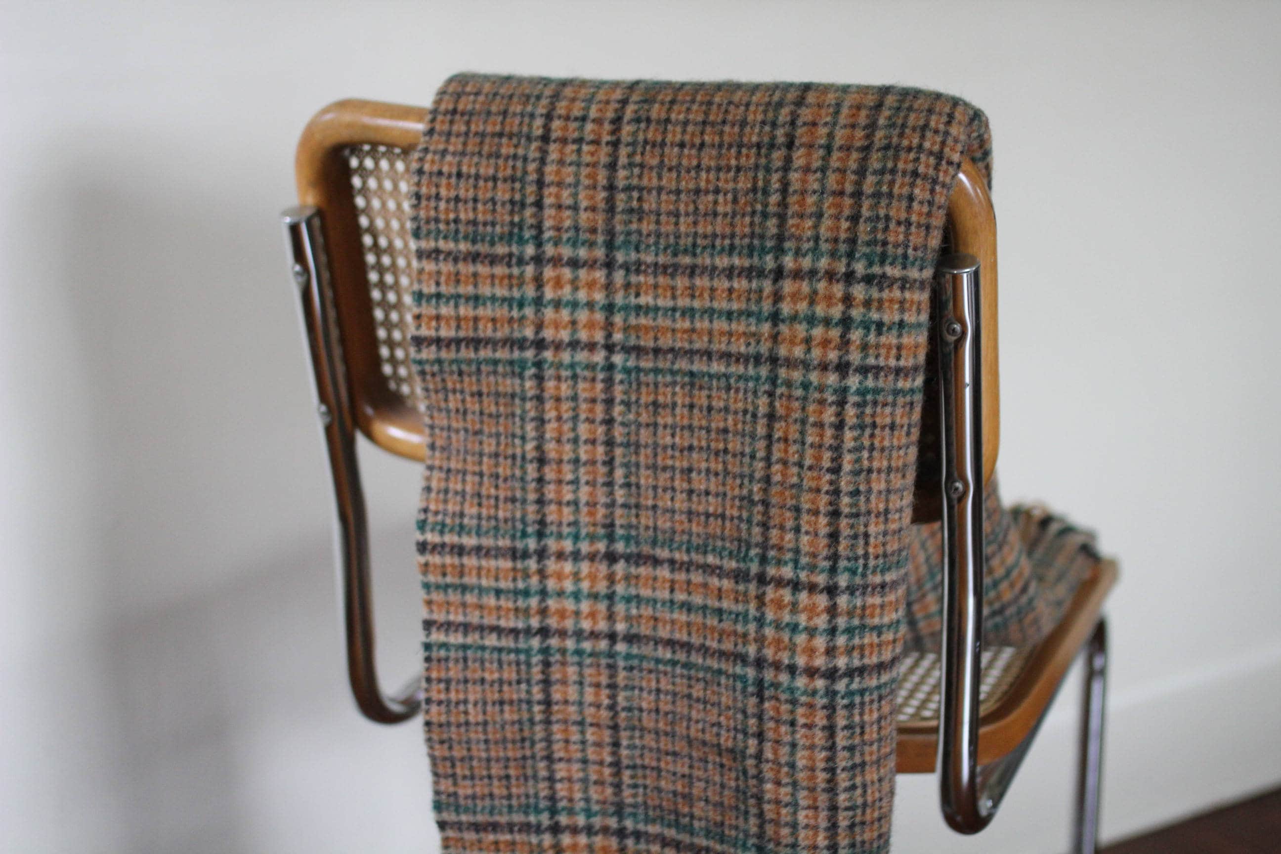 Plaid 100 wool blanket Made in Scotland Glenfiddich brand Able Shoppe