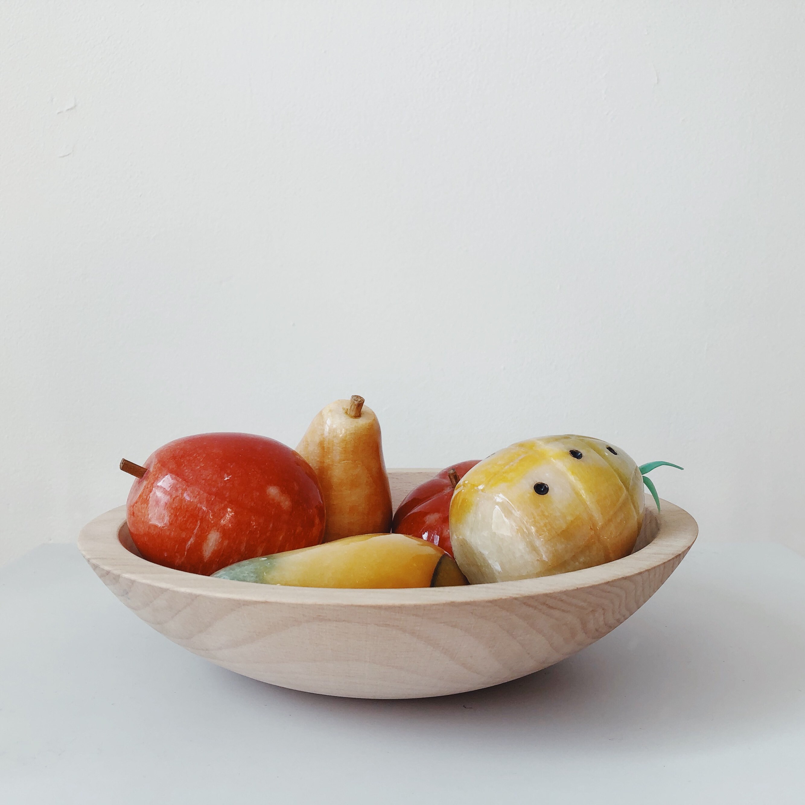 Mid century marble fruit