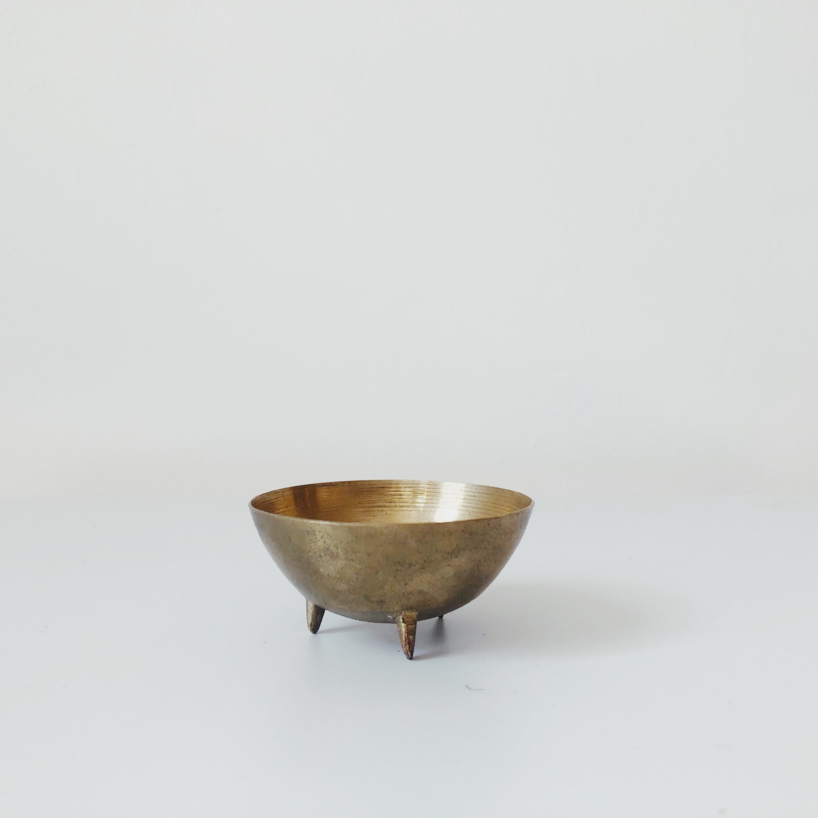 Mid century brass dish / catch all