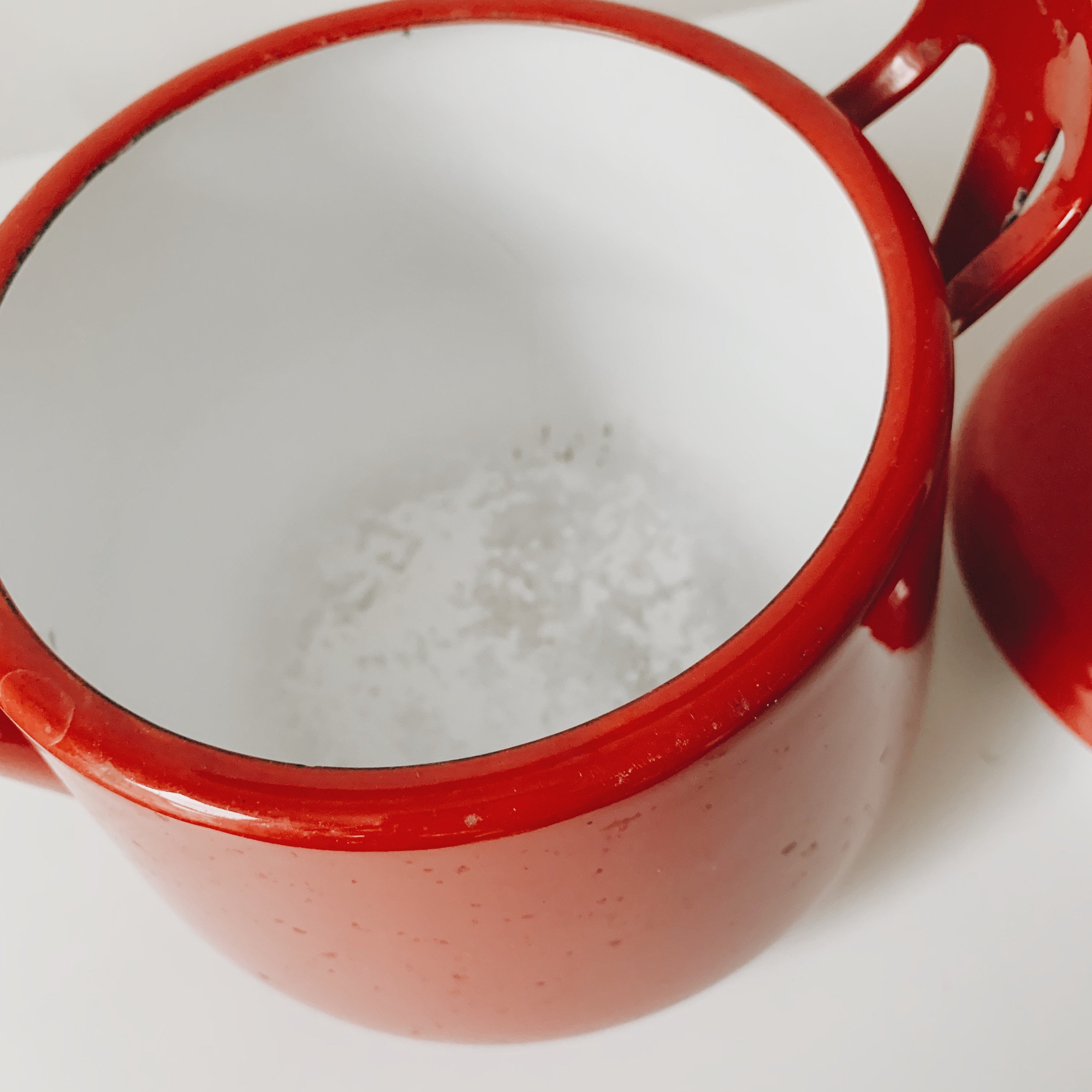 Vintage enamel kettle