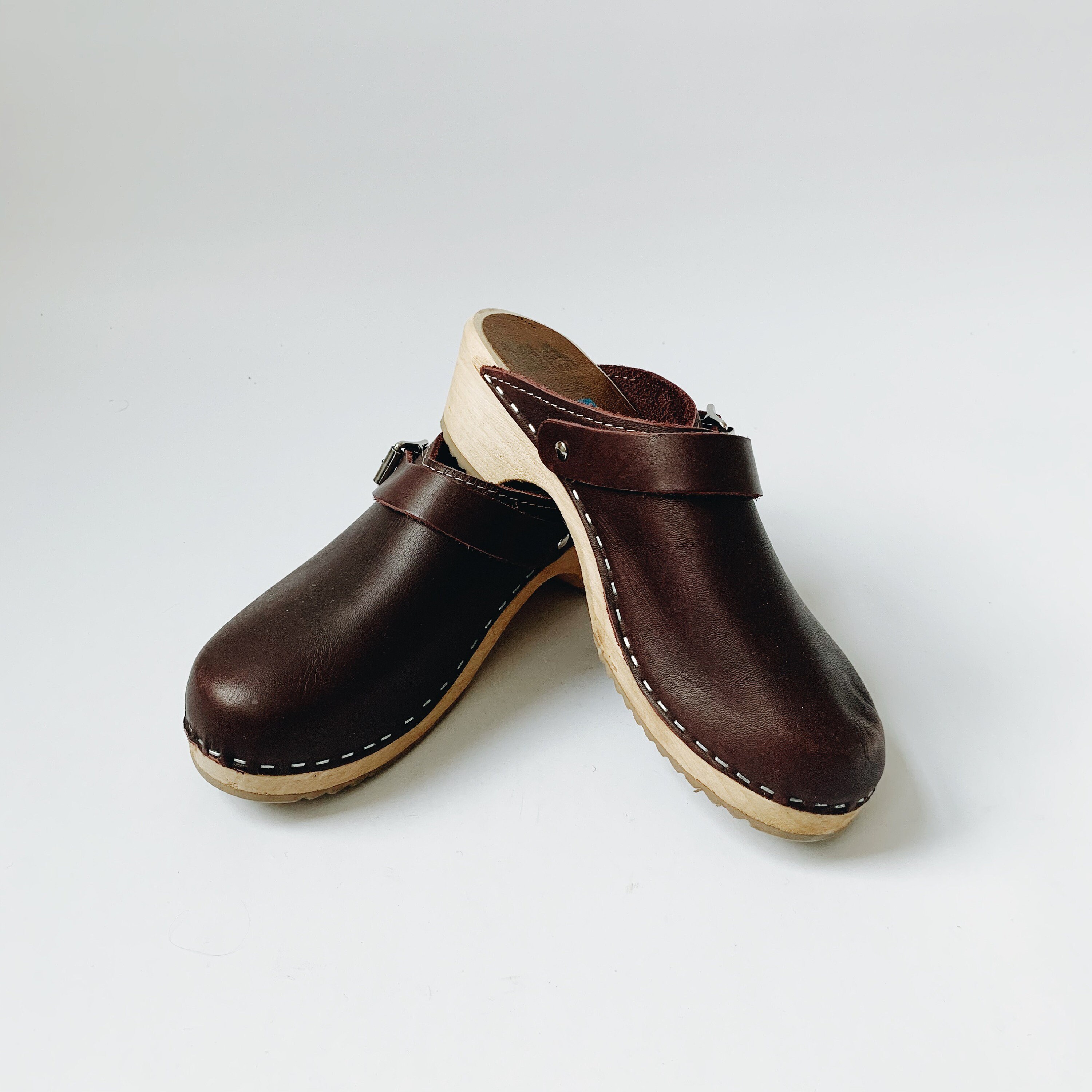 vintage swedish clogs