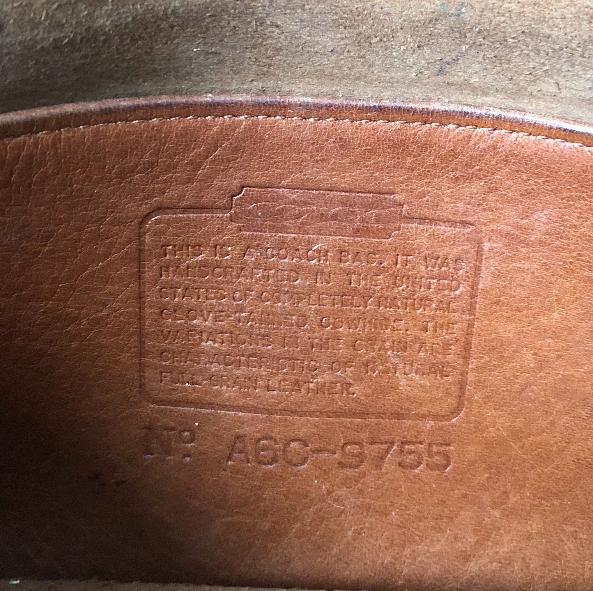 Vintage coach bag