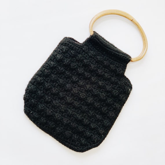 vintage crochet bag