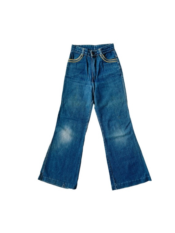 70s denim bell bottom - Gem