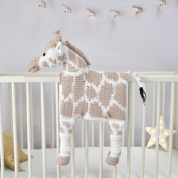 Giraffe Baby Blanket CROCHET PATTERN Cuddle and Play Giraffe Blanket Toy Crochet Pattern Crochet Baby Blanket Pattern Etsy Canada