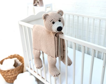 Bear Baby Blanket Crochet Pattern | Teddy, Panda, Polar (PDF Pattern)