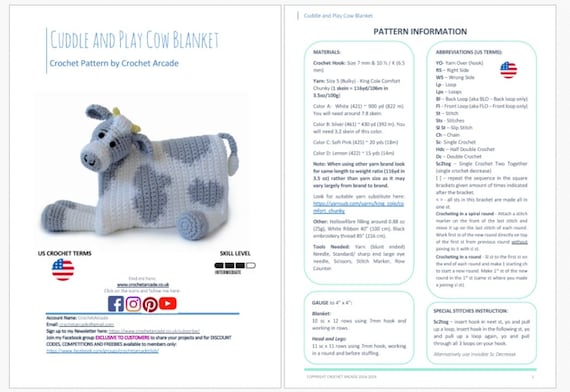 Free Crochet Cow Print Blanket Pattern 2025