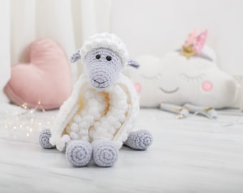 BABY BLANKET Crochet Pattern Pdf | ORIGINAL Cuddle and Play Sheep Crochet Baby Blanket Pattern | Lamb Baby Blanket Crochet Pattern |