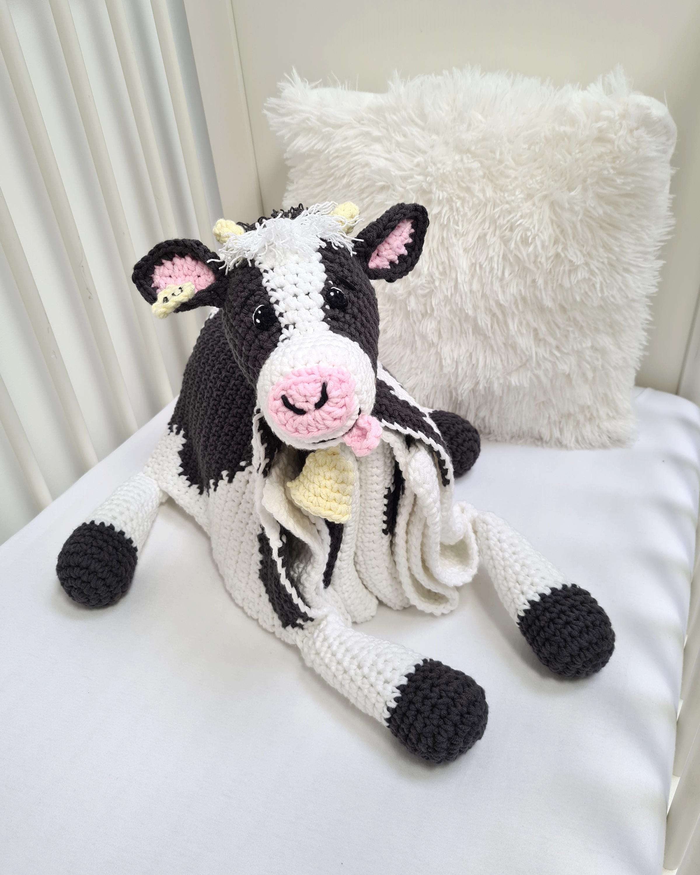 18 Animal Crochet Blanket Patterns You Have To See 7 Folding Cow Baby Blanket Crochet