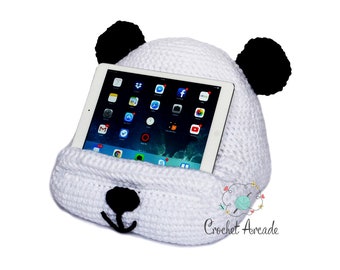 Panda Book/Tablet Holder Crochet Pattern (PDF)