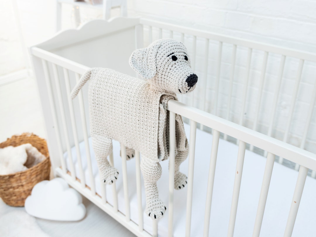 Dog Blanket Toy Crochet Pattern, Baby Blanket Crochet Pattern, Crochet Dog, Crochet Labrador Toy