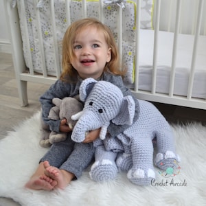 BABY BLANKET Crochet Pattern PDF Cuddle and Play Elephant Crochet Baby Blanket Pattern Elephant Baby Blanket Crochet Pattern Amigurumi image 7