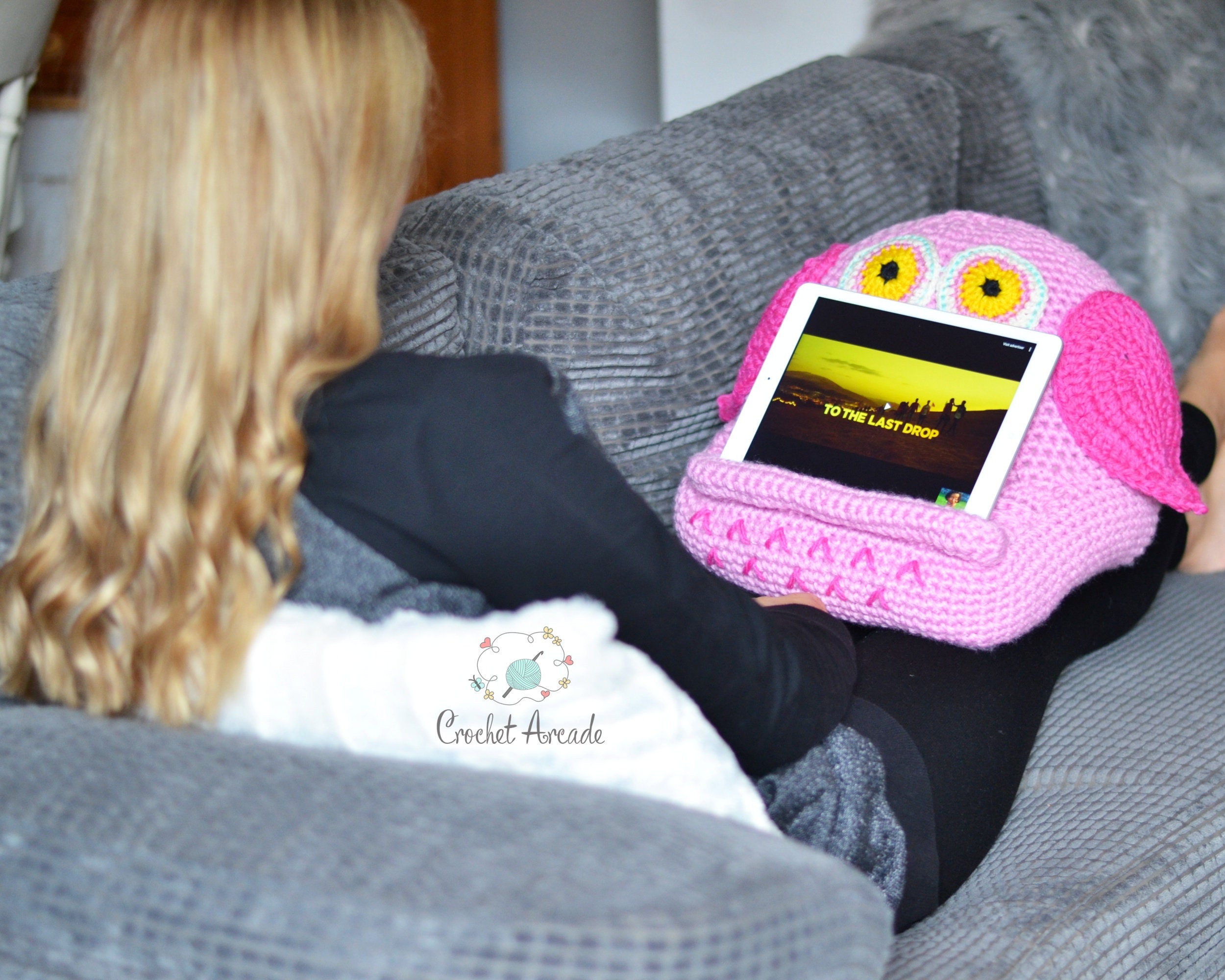 5 Crochet Book and Tablet Holder CROCHET PATTERNS PDF Ebook Etsy Canada