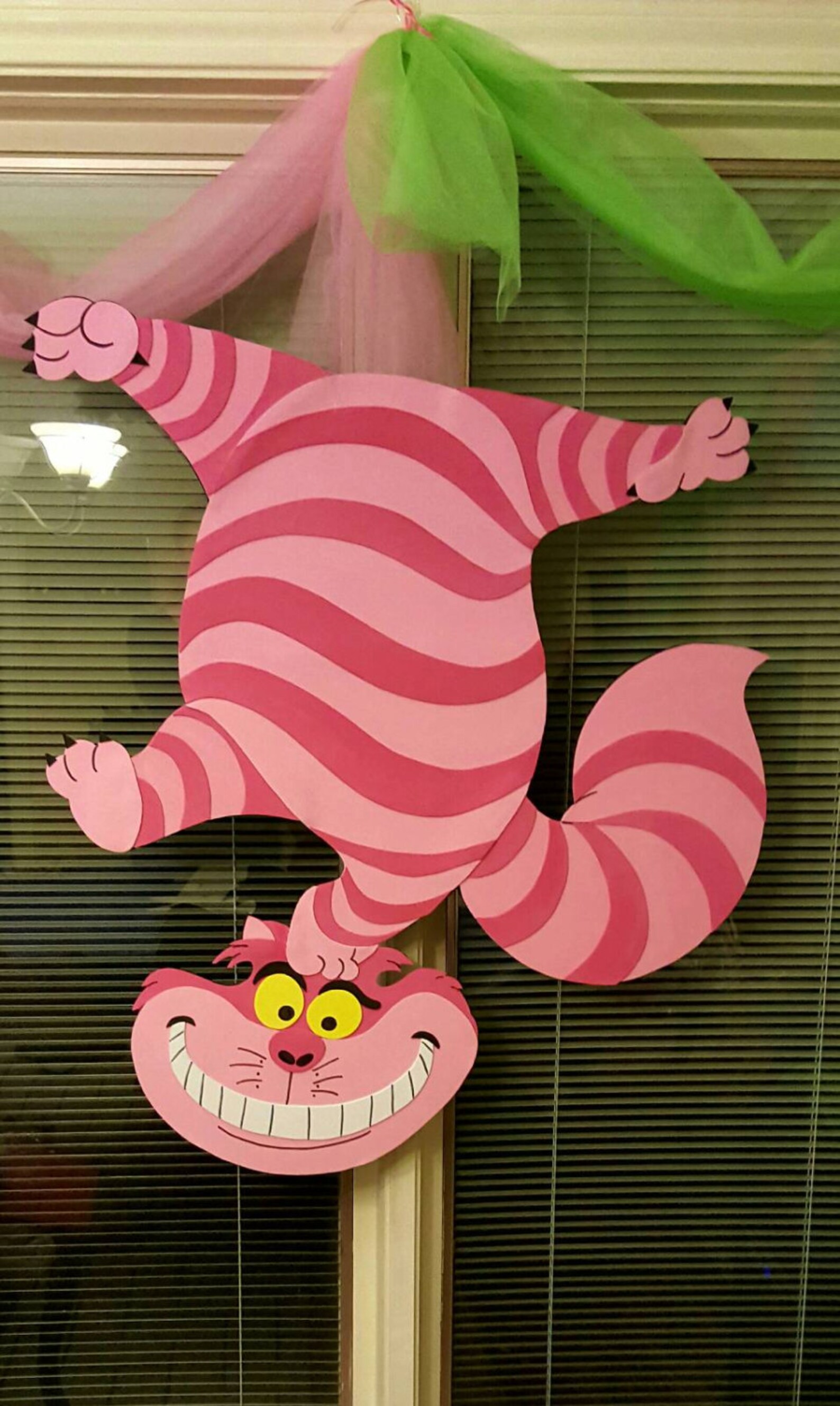 Alice in Wonderland/cheshire Cat Wall Art/ Party Prop/ | Etsy