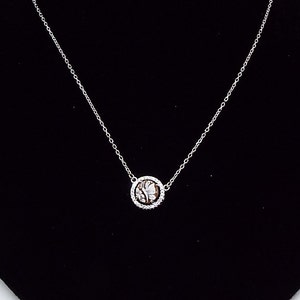 Master Hand carved Sardonyx Shell Cameo pendant attached to sterling silver chain -F