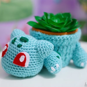 Planter Cozy | Crochet Amigurumi | Handmade Gift | Stuffed Toy | Stuffie | Cute | Acrylic Yarn