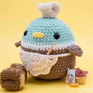 Mallard Duck Plush | Crochet Amigurumi | Handmade Gift | Stuffed Toy | Stuffie | Cute | Blanket Yarn | Velvet Yarn