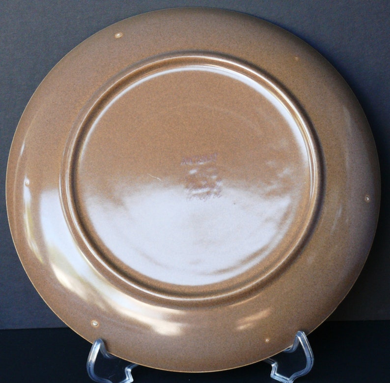 Iroquois Casual China Russel Wright Nutmeg Brown Lunch 9 inch Plate Vintage Rare