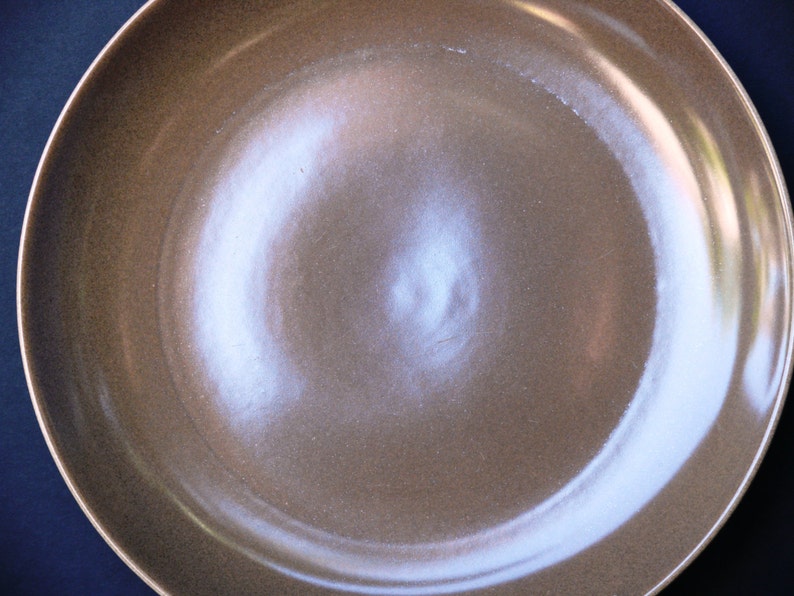 Iroquois Casual China Russel Wright Nutmeg Brown Lunch 9 inch Plate Vintage Rare