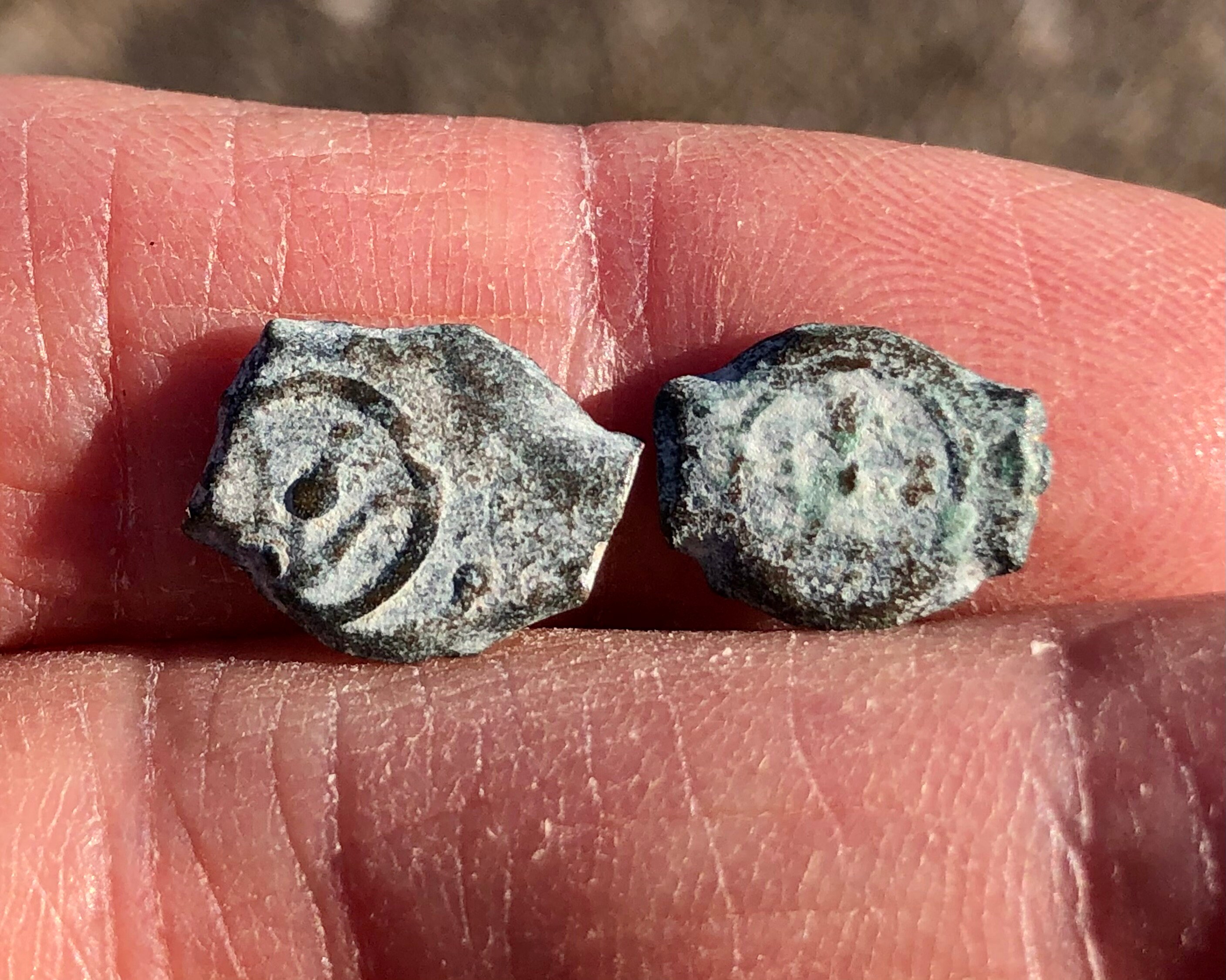 103-76 BC Ancient Jewish Coins, Israel, Widow's Mites of the Bible. Original Bronze Artifacts - Jesus, Biblical Christian History