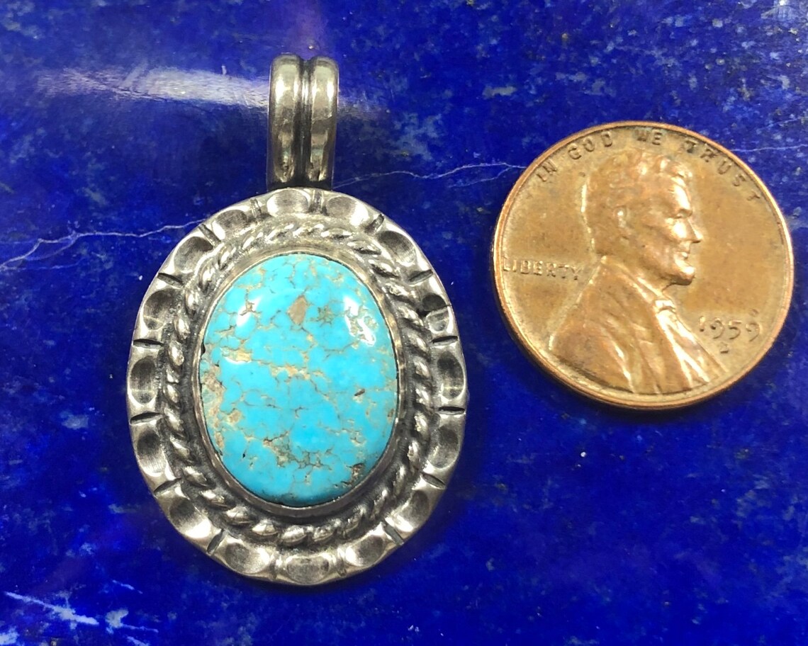 Bisbee Arizona Turquoise Mine Sterling Silver & Turquoise Etsy