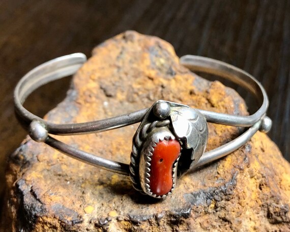 Native american coral bracelet clearance