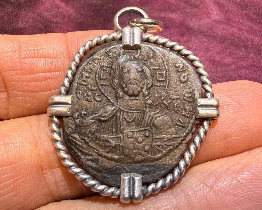 1028-1041 AD Ancient Byzantine Christian Bronze Coin W. 