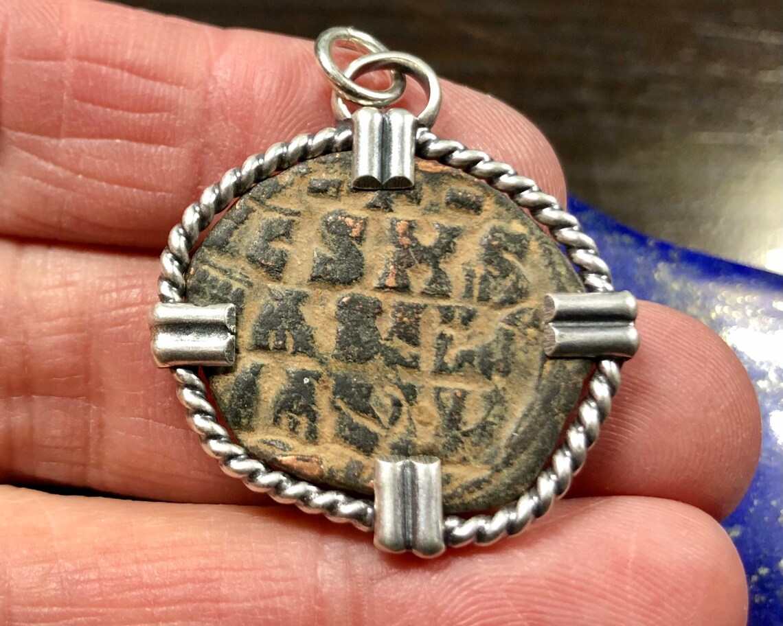 10421055 AD Bronze Cross Coin with Jesus Christ King of Etsy