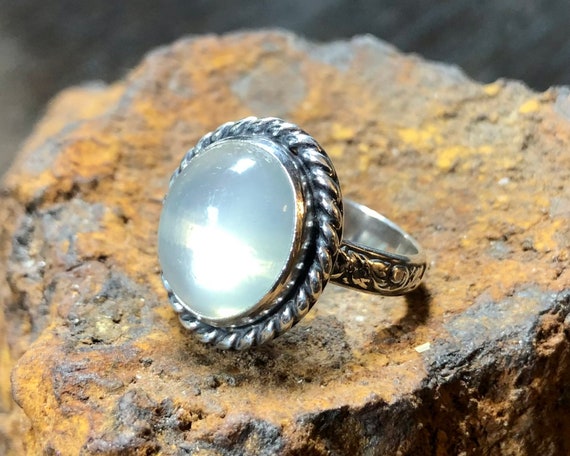 Mint and dream moonstone ring sale
