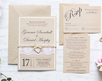 Wedding Invitations Etsy Uk