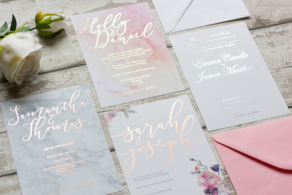 Foil Invitations