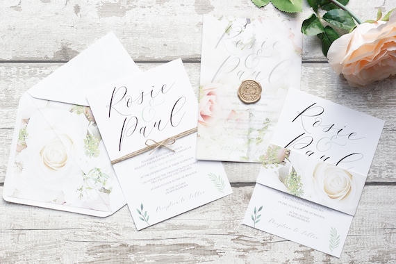 Pastel Cream Invitation