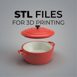 Fichier impression 3D Faitout rond à l&#39;échelle 1:12