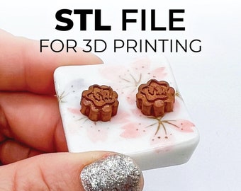 STL file 1:12 scale Simplified Mooncake