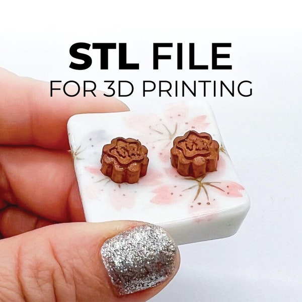 STL file 1:12 scale Simplified Mooncake