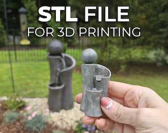 STL file 1:12 Rosa’s Fountain