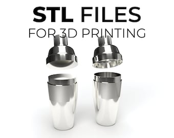 STL files 1:12 scale Cocktail Shaker