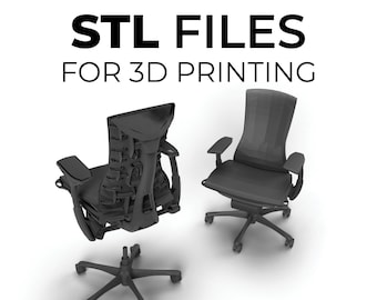 STL file 1:12 Herman Miller Embody Chair