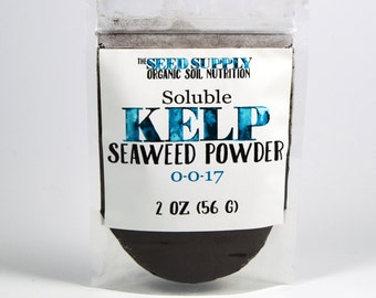 2 Ounce Soluble Kelp Seaweed Powder - Root Development - Growth Stimulant - OMRI Organic Certified