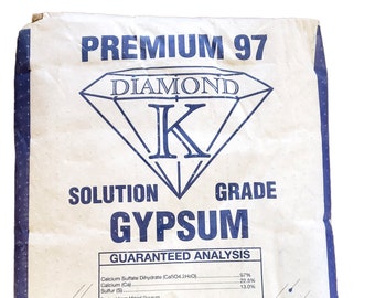 50lb Solution Grade Gyspum Calcium Sulfate Fertilizer Powder