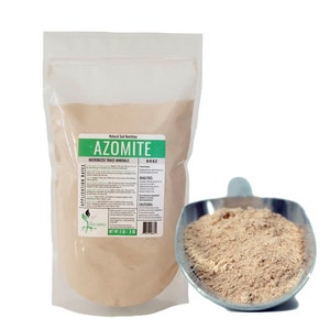 2 Pounds Azomite Volcanic Ash Rock Dust Mineral Powder - 67 Trace Minerals for Enhancing Your Garden