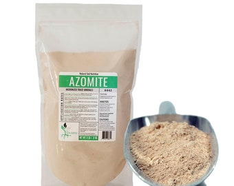 2 Pounds Azomite Volcanic Ash Rock Dust Mineral Powder - 67 Trace Minerals for Enhancing Your Garden