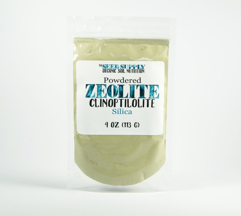 Clinoptilolite Zeolite Powder 4 Ounce All Natural Garden Amendment
