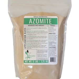 5 Pound Azomite Volcanic Ash Rock Dust Mineral Powder - 67 Trace Minerals for Enhancing Your Garden