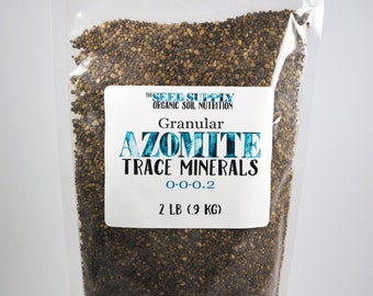 2 Pound Granular Azomite | Slow Release Organic Garden Fertilizer